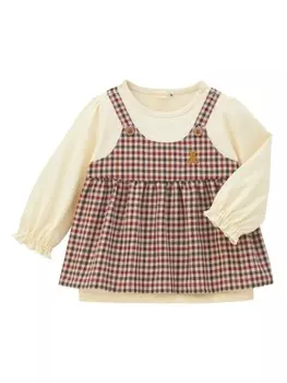 Многослойная блузка Miki House, белый