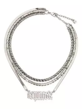 Многослойная цепочка на шею Gothic Dsquared2, серебряный