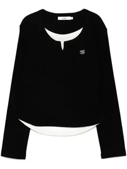 Многослойная футболка B+ab, черный