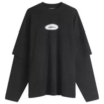 Многослойная футболка Daily Paper, черный