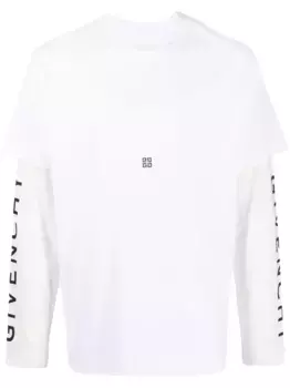 Многослойная футболка с логотипом Givenchy