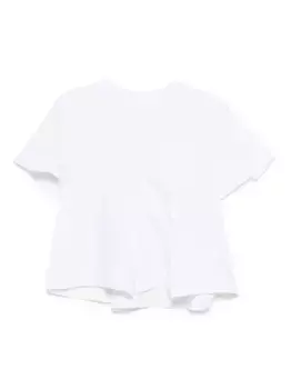 Многослойная футболка SACAI, белый