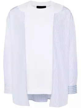 Многослойная футболка Simone Rocha, белый