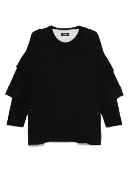 Многослойная футболка Undercover, черный