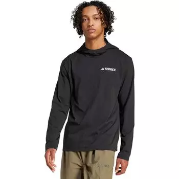 Многослойная худи с длинным рукавом Adidas Terrex, черный