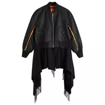 Многослойная куртка-бомбер Undercover, черный