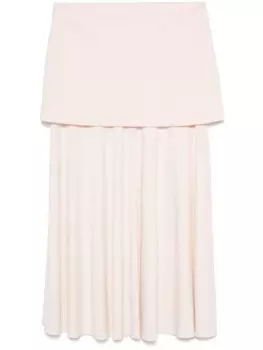 Многослойная макси-юбка Jil Sander, розовый