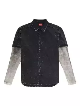Многослойная рубашка Marl-A Diesel, черный