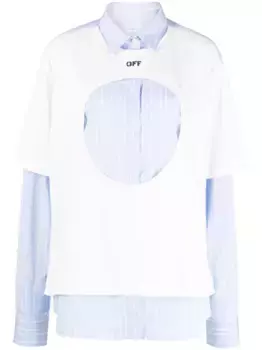 Многослойная рубашка Meteor OFF-WHITE, синий