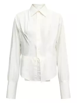 Многослойная рубашка MM6 Maison Margiela, белый