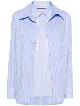 Многослойная рубашка в полоску ERMANNO FIRENZE, синий