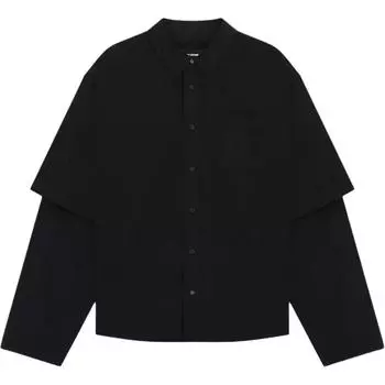 Многослойная рубашка WE11DONE, черный