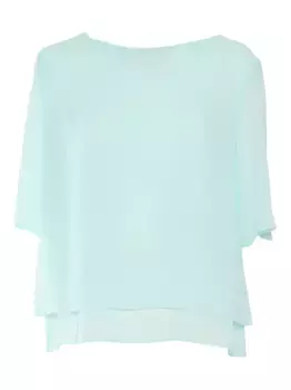 Многослойная шифоновая блузка Clips, синий