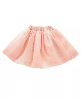 Многослойная юбка из органзы для новорожденных и маленьких девочек OMAMImini, розовый