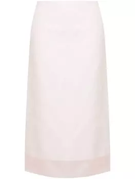 Многослойная юбка-карандаш Max Mara, розовый