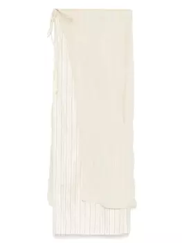 Многослойная юбка миди Alysi, нейтральный