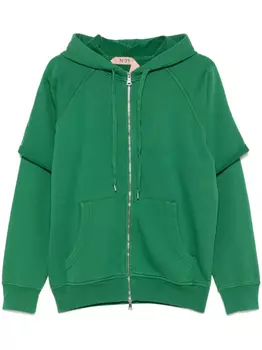 Многослойное худи N21, зеленый