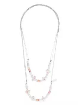 Многослойное колье Peserico, серебяный