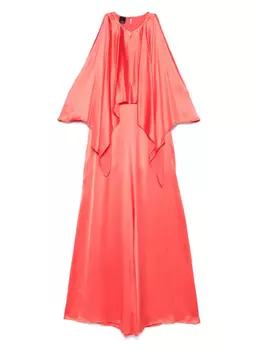 Многослойное макси-платье PINKO, розовый