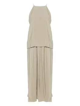 Многослойное макси-платье RAME, зеленый