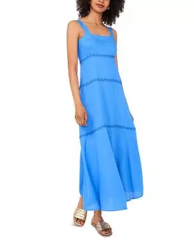 Многослойное макси-платье VINCE CAMUTO, синий