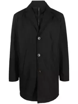 Многослойное пальто Canali, черный