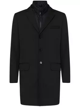 Многослойное пальто Fay, черный