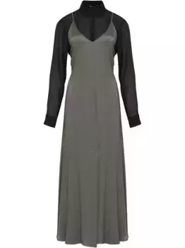 Многослойное платье миди Uma | Raquel Davidowicz, серый