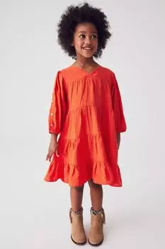 Многослойное платье Mint Velvet, оранжевый