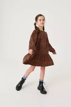 Многослойное платье с цветочным принтом Mint Velvet, оранжевый