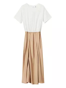 Многослойное платье TWINSET, коричневый