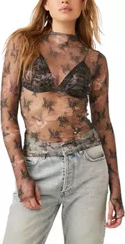 Многослойность с принтом Lady Lux Free People, цвет Night Sky Combo