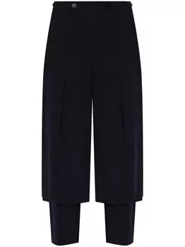 Многослойные брюки Issey Miyake, синий