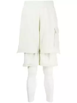 Многослойные брюки Undercover, белый