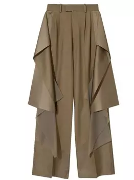 Многослойные брюки Undercover, коричневый