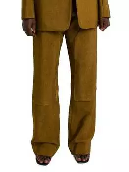 Многослойные брюки в стиле милитари Christopher Esber Tobacco