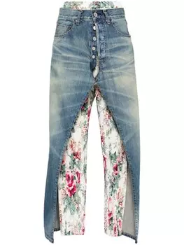 Многослойные джинсы Junya Watanabe, синий