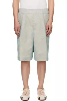 Многослойные шорты Dries Van Noten, цвет turquoise
