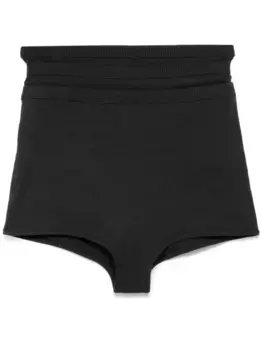 Многослойные шорты мини Viktor & Rolf, черный