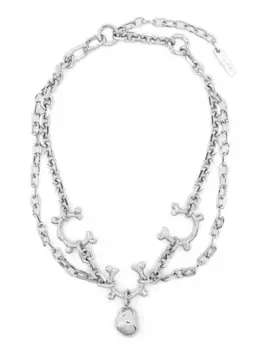 Многослойный чокер Vann Jewelry, серебяный