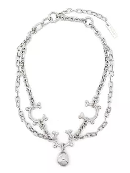 Многослойный чокер Vann Jewelry, серебряный