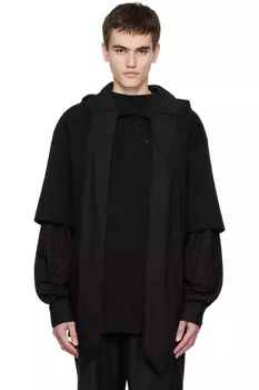 Многослойный худи Lesugiatelier, черный