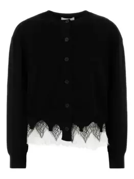 Многослойный кардиган Alexander McQueen, черный