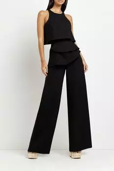 Многослойный комбинезон River Island, черный