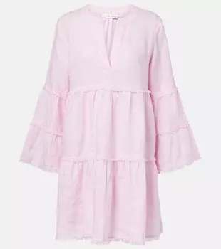 Многослойный льняной кафтан Baie de Cassis Heidi Klein, Pnk-Pnk