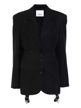 Многослойный пиджак Erika Cavallini, черный