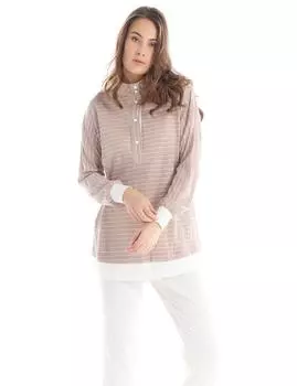 Многослойный полосатый свитшот Stone Kayra