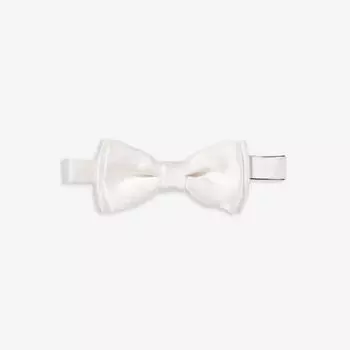 Многослойный регулируемый шелковый галстук-бабочка Paul Smith, слоновая кость