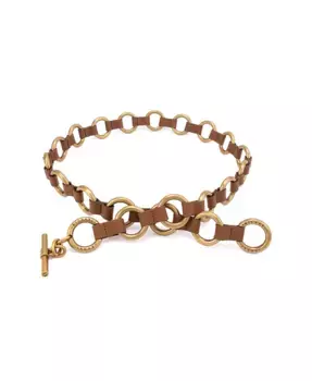 Многослойный ремень Multi Ring Belt Michael Kors, коричневый