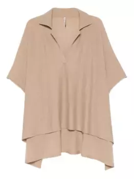 Многослойный шерстяной свитер Liviana Conti, коричневый